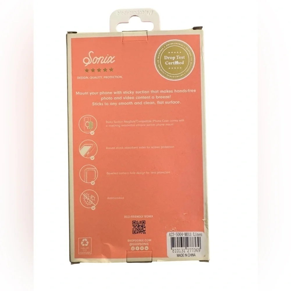 Sonix Suction Phone Case for iPhone 16 Pro in Ivory